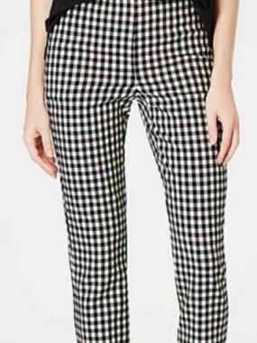 J Jill Essential Cotton Stretch Gingham Pants